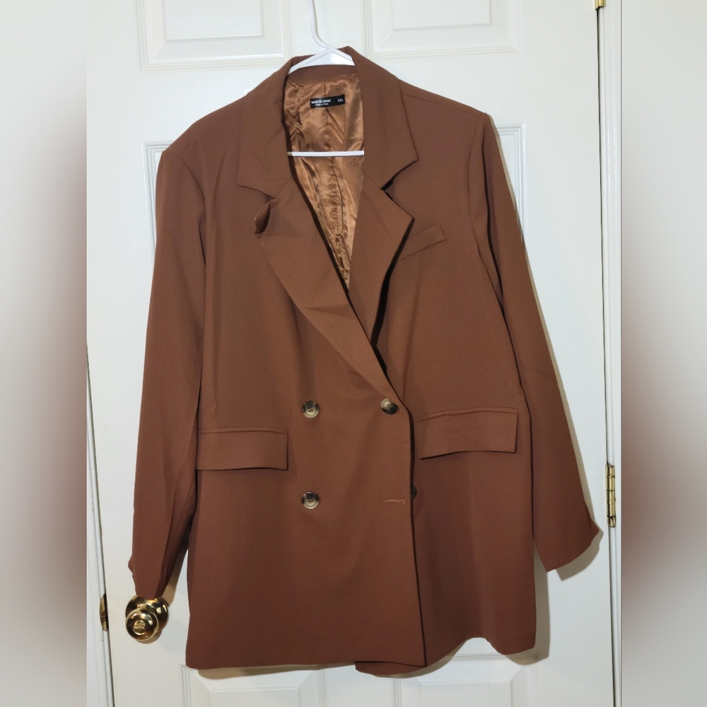 Shein brown pantsuit